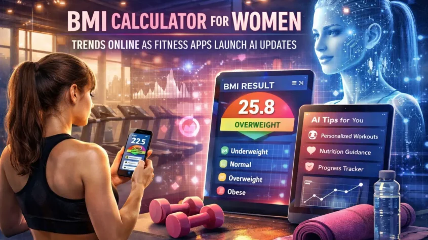 BMI Calculator for Women Trends Online as Fitness Apps Launch AI Updates