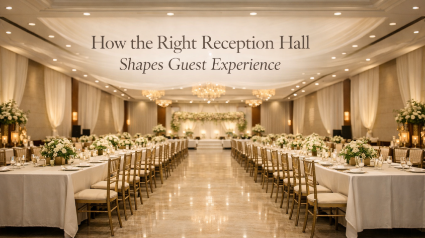 How the Right Reception Hall Shapes Guest Experience