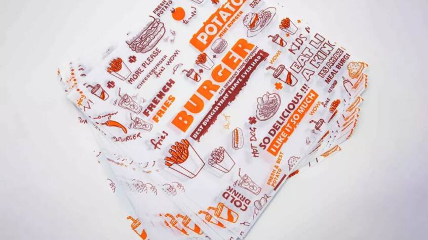 Custom printed cheese paper