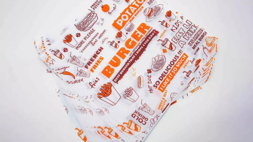 Custom printed cheese paper