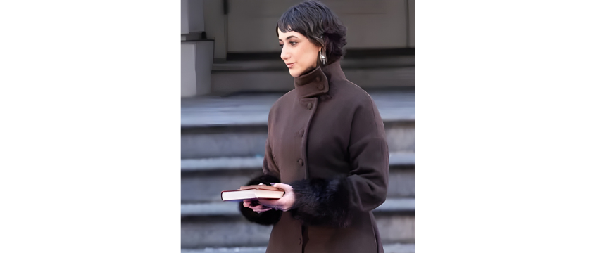 Rama Duwaji Ceremonial Inauguration 2026 Fur Trim Long Coat