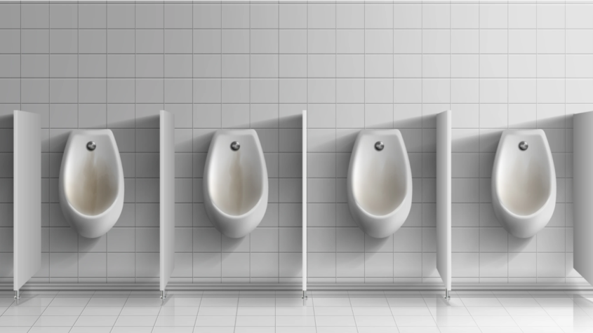 best waterless urinal system