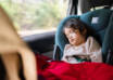 Taxi Cab With Car Seat