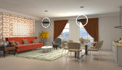 modern furniture showroom