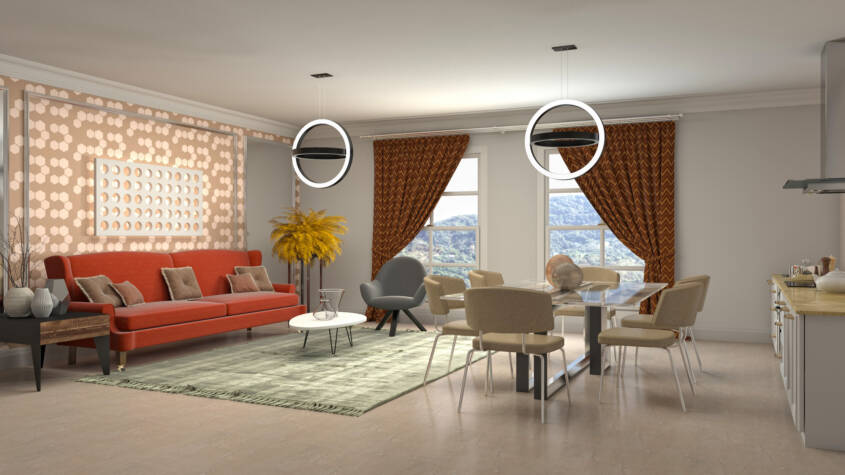 modern furniture showroom