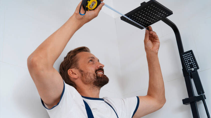 shower has low water pressure